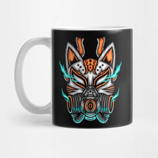 Japanese Fox Mask Mug